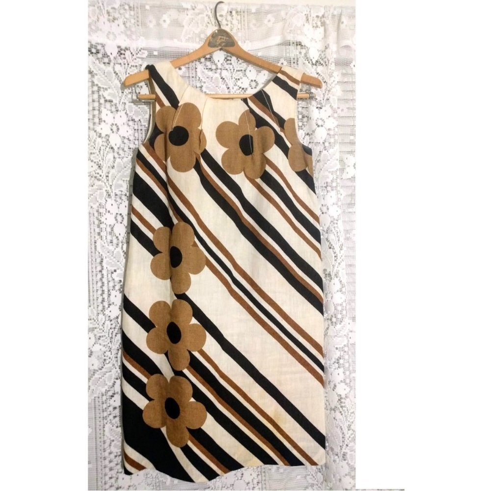 VERY RARE Dolce&Gabbana 90's Linen Flower Dress